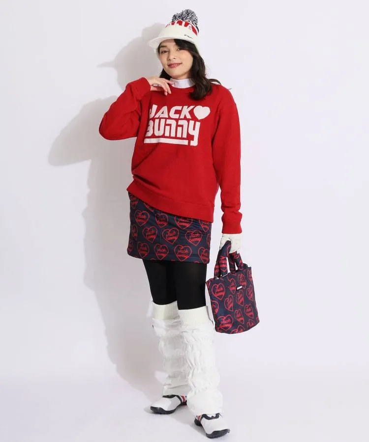 ジャックバニー JB 【防風】ジャガードロゴ裏地付きクルーネック