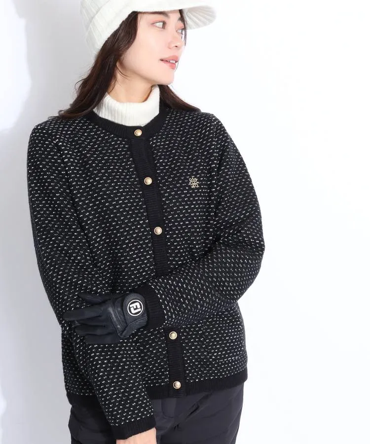DESCENTE ゴルフ タートルネックシャギーケーブルセーター