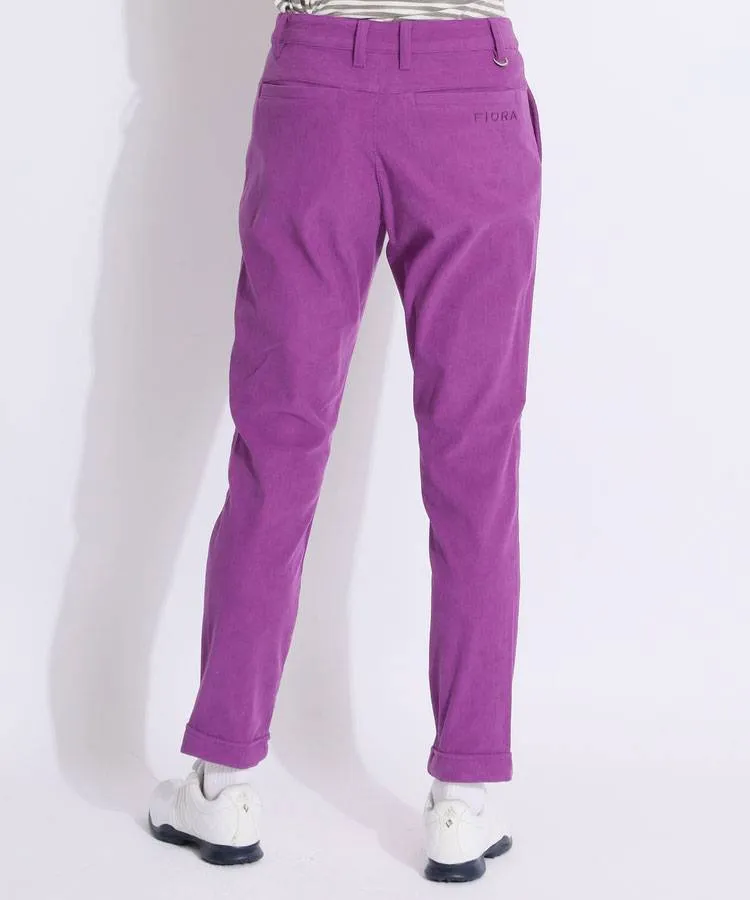 フィドラ【ストレッチ】コーデュロイテーパードアンクルパンツ フィドラ FD 【ストレッチ】コーデュロイテーパードアンクルパンツ