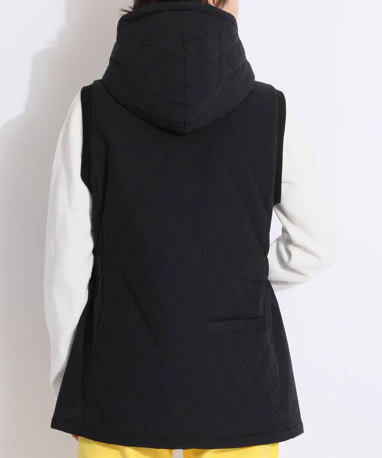 DESCENTE レディースゴルフウェア セットアップキルティング □韓国□ ゴルフウェア セットアップ キルティング地 2P 全2色