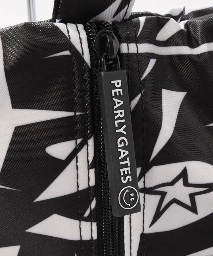 パーリーゲイツ PG エナメル切替ギザ星柄シューズケース レディース