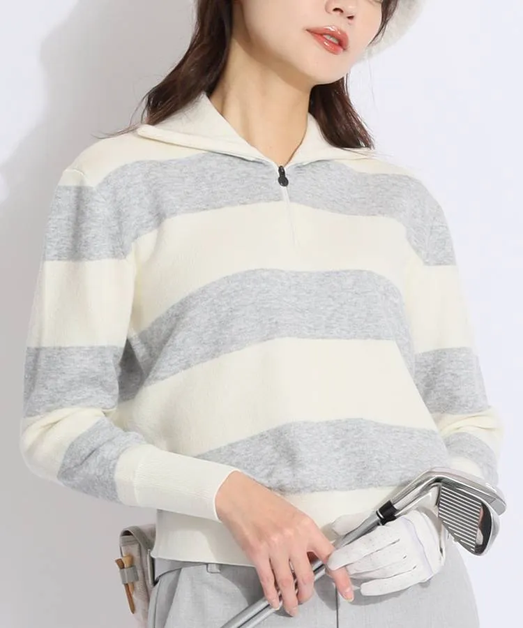 DESCENTE GOLF デサントゴルフ ハーフジップ ニットセーター