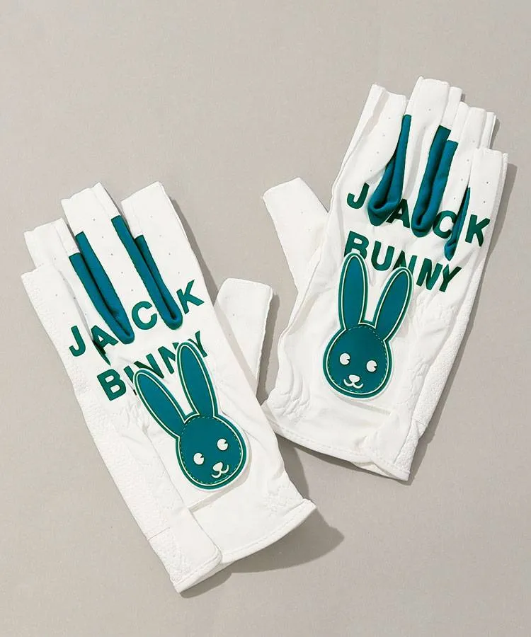 ジャックバニー JB うさぎデザインネイルカット合皮グローブ