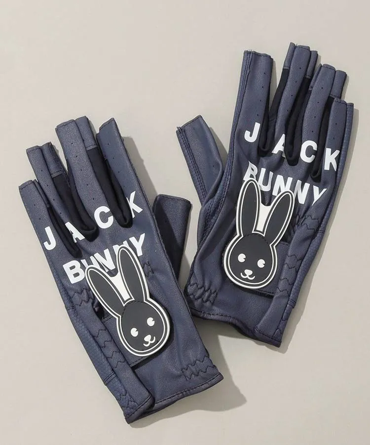 ジャックバニー JB うさぎデザインネイルカット合皮グローブ