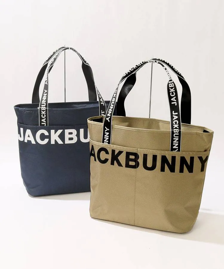 ジャックバニー JB フロントロゴプリントトートバッグ