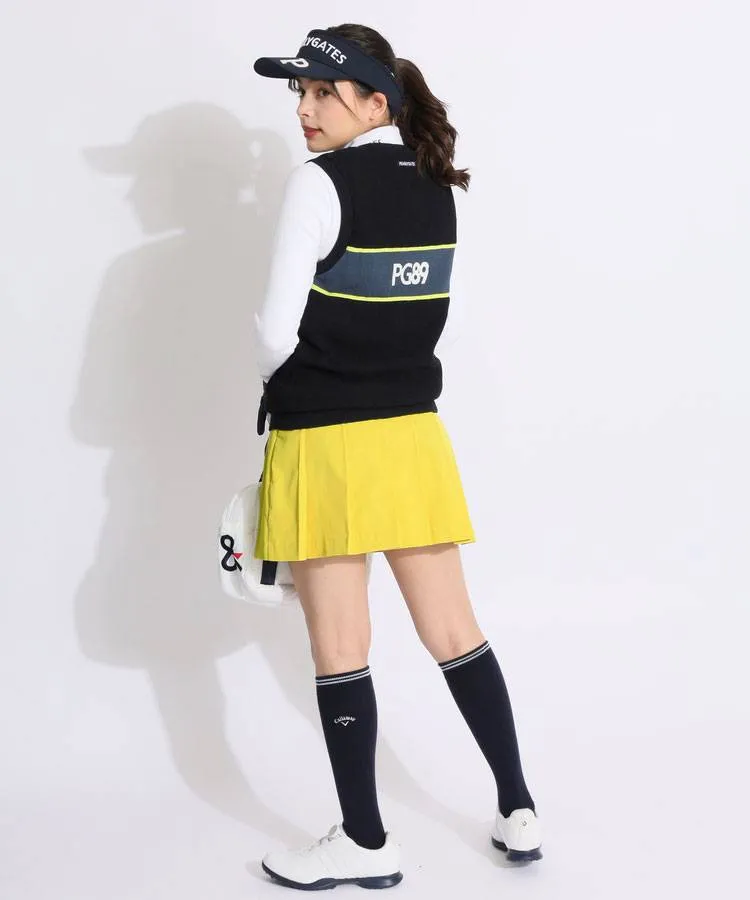 【即日発送】 パーリーゲイツ PG リバーシブルマルチボーダーVネックベスト ベスト