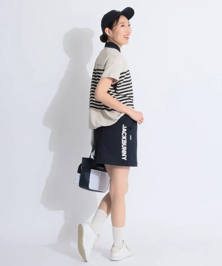 ジャックバニー JB 一体型ぺチパンツ付バックロゴプリント台形