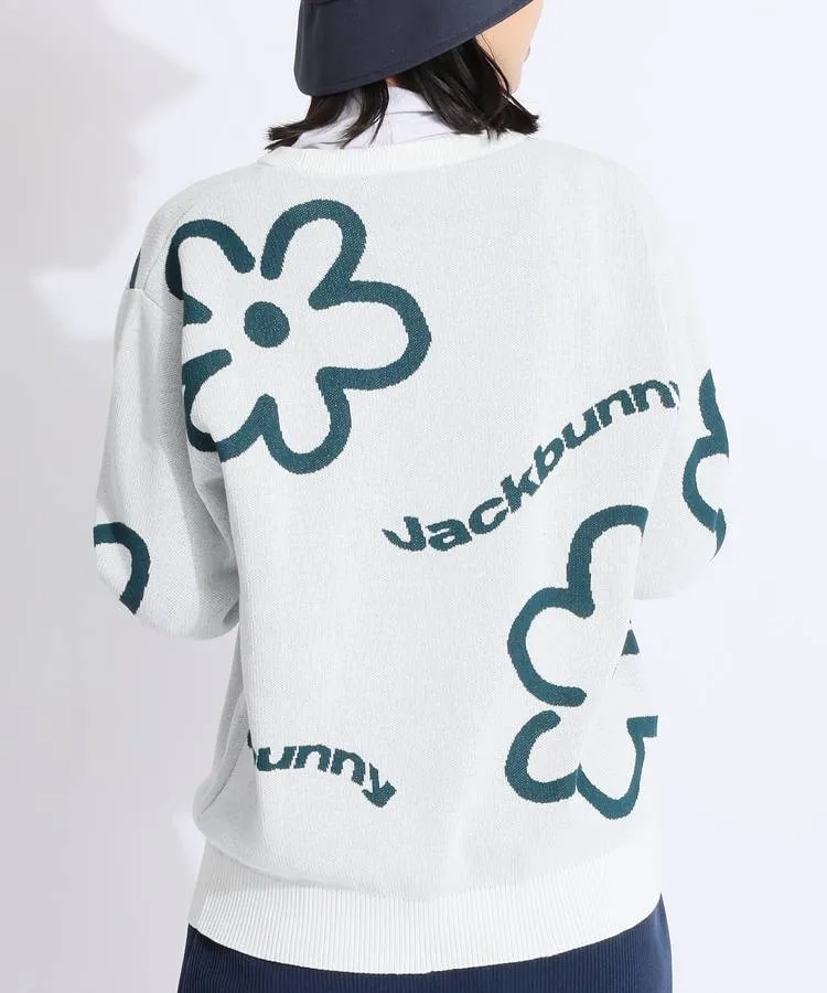 ジャックバニー JB ジャガードプルオーバークルーネックニット