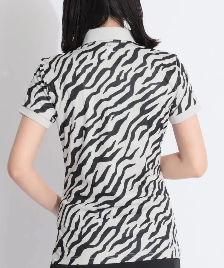 ジェイリンドバーグ JL 【4WAYストレッチ】ゼブラ柄半袖