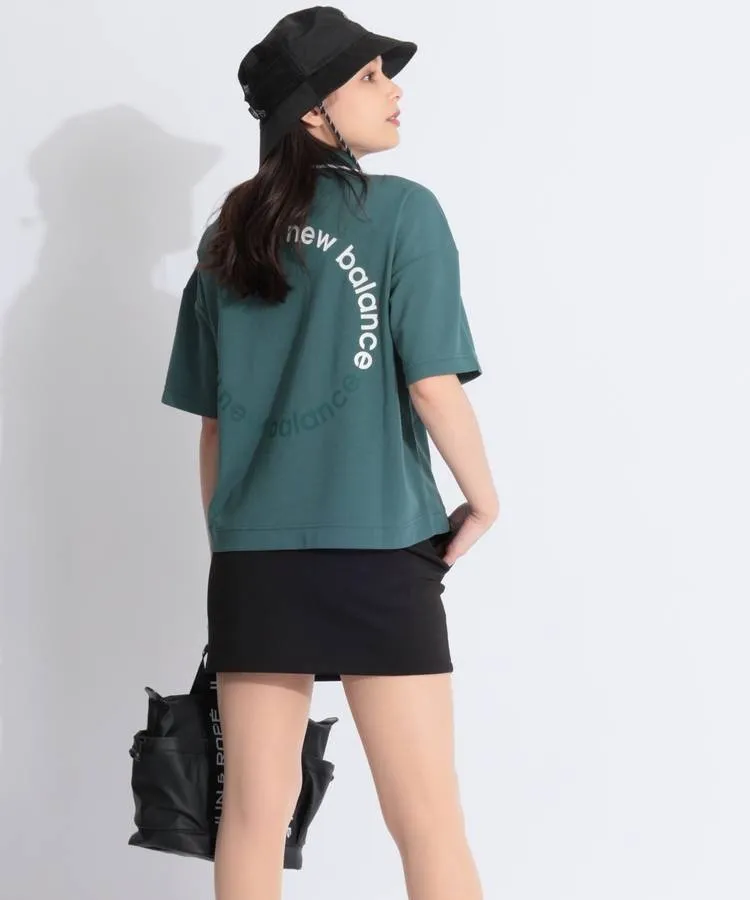 【当店限定販売】 ニューバランスゴルフ 【吸水速乾UV】バックサークルロゴ半袖 NB レディースウェア