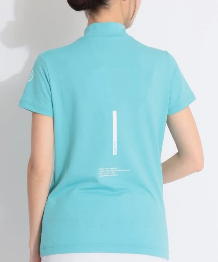 超美品　パーリーゲイツ　PGG フレンチスリーブ　半袖シャツ　モックネック　1 超美品 パーリーゲイツ PGG フレンチスリーブ 半袖シャツ モック