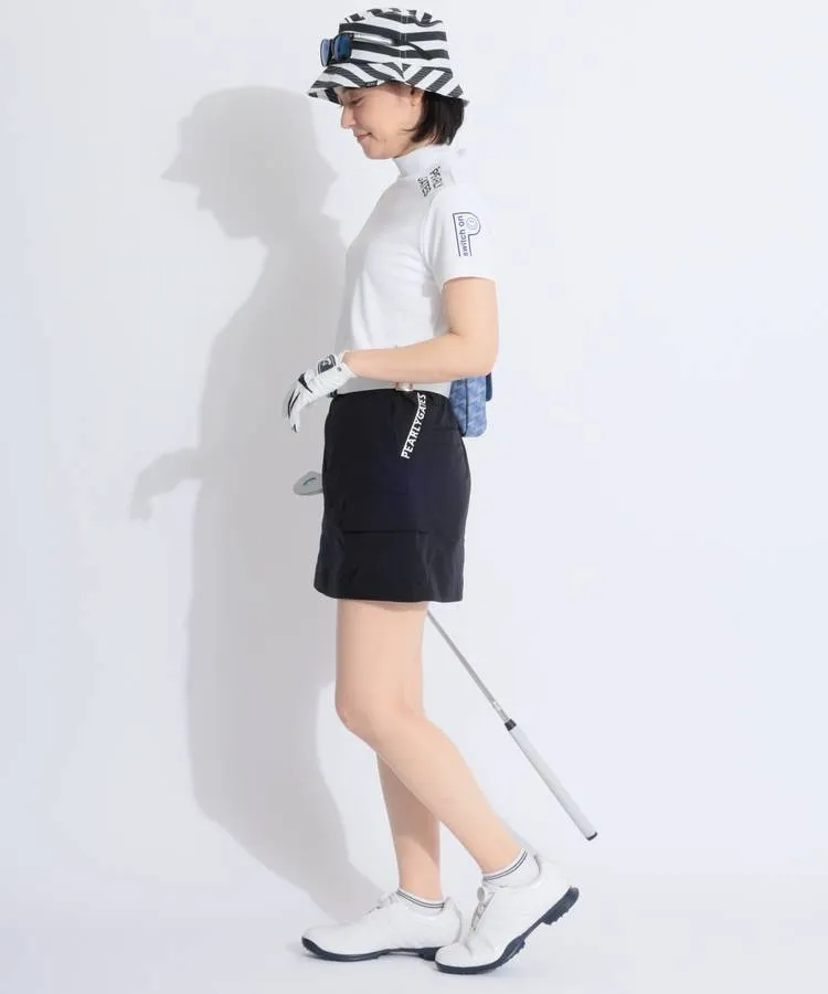 パーリーゲイツ PG スリーブロゴモックネック半袖カットソー