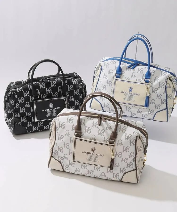 MARK&LONA - CRAY METALLIC BOSTON BAG / シンセティックレザー