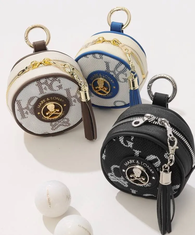 マーク＆ロナ ML モノグラムメッシュボールポーチ レディース