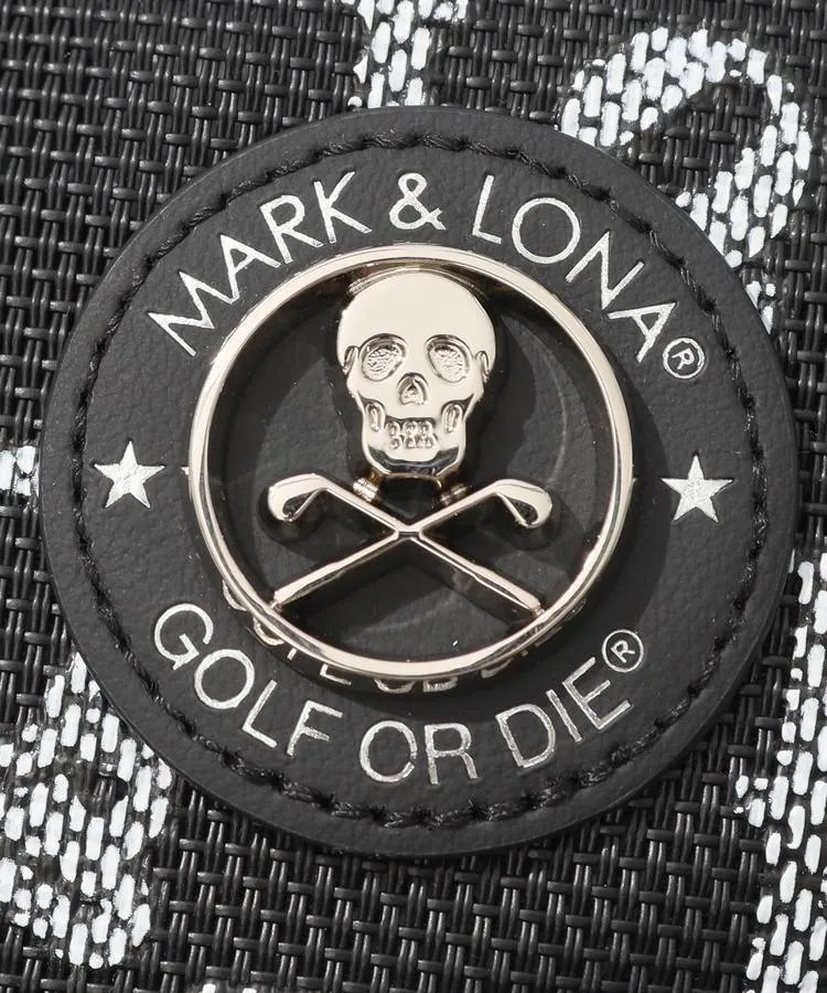 MARK & LONA ゴルフポーチ GOLF マーク＆ロナ ML モノグラムメッシュボールポーチ レディース