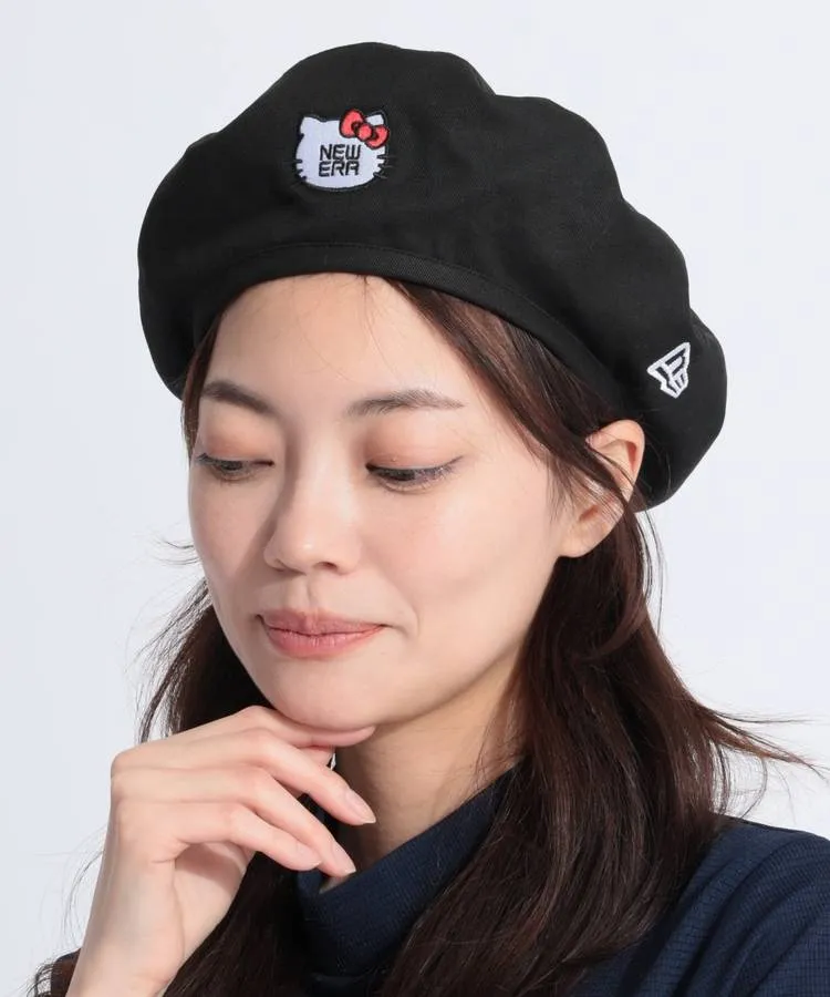 ニューエラ NE 【HelloKitty】キティちゃんワッペンベレー帽
