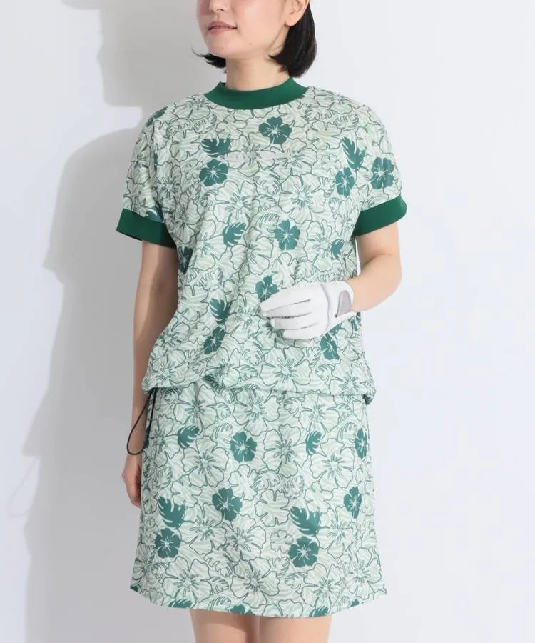 クアルトユナイテッド CU ハイビスカス×ゼブラ柄セットアップ