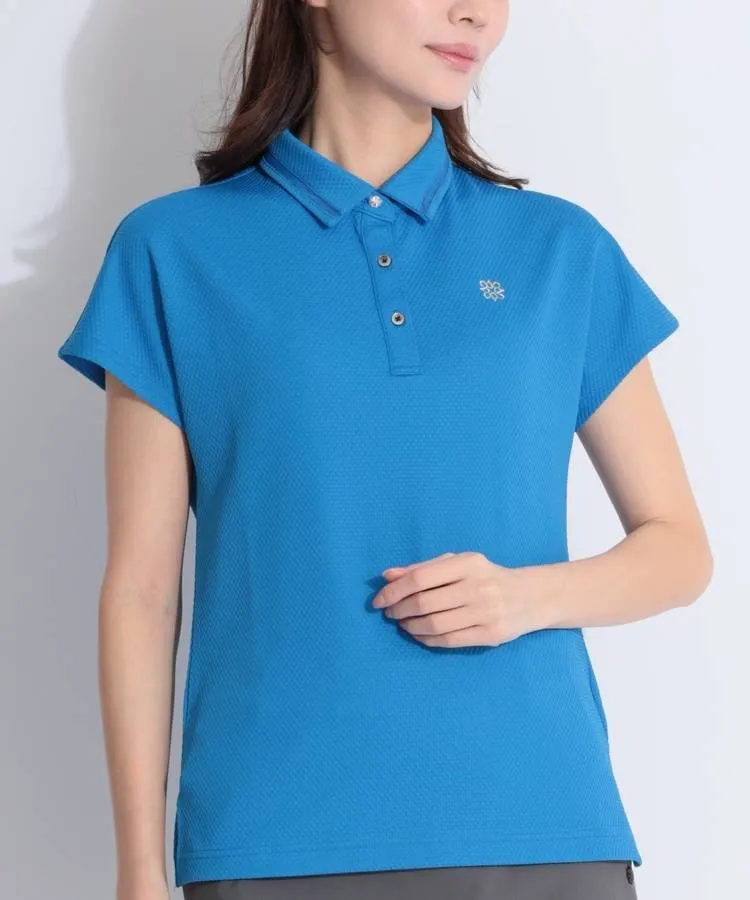 セントアンドリュース2点セット半袖ポロシャツ刺繍スカートネイビーS