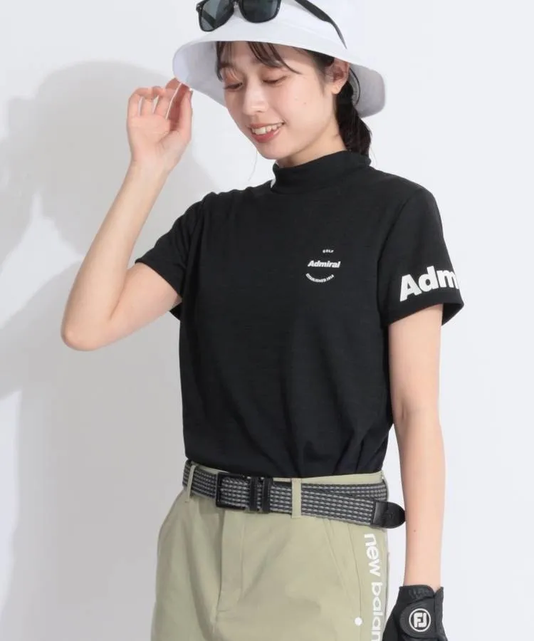 非常に高い品質 アドミラルゴルフ AM 【UV吸水速乾】ロゴジャガードモックネック 記念グッズ