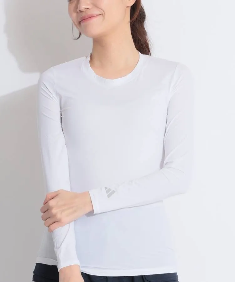 ツインコットUV×SUNPROFITメッシュ長袖Uネックインナー ツインコットUV×SUNPROFITメッシュ長袖Uネックインナー (WOMENS