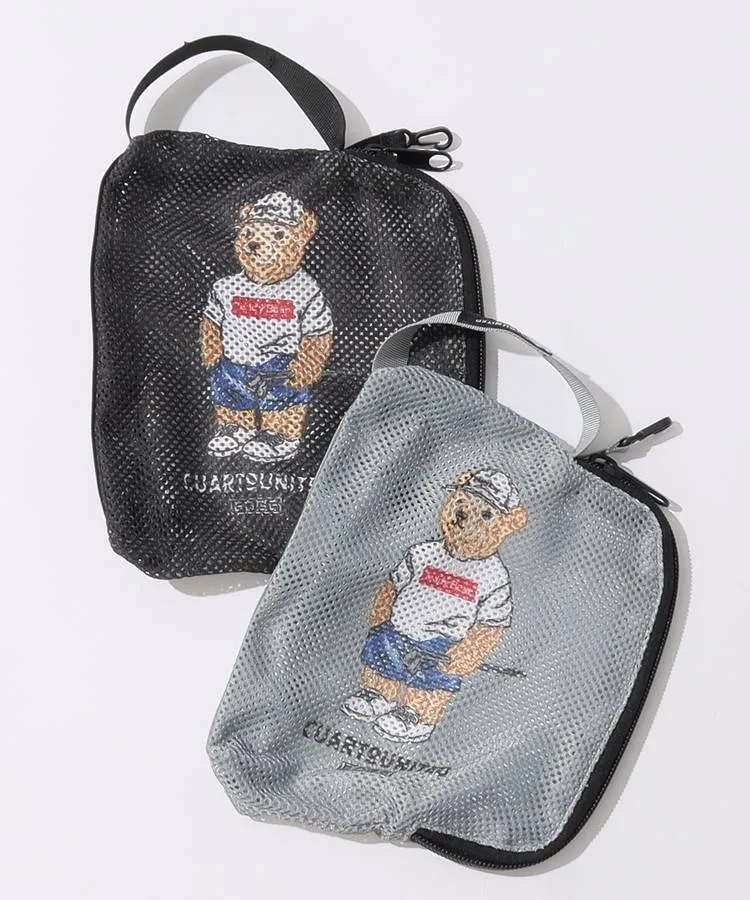 パーリーゲイツ PG クリアロゴチャーム付きカートバッグ レディース