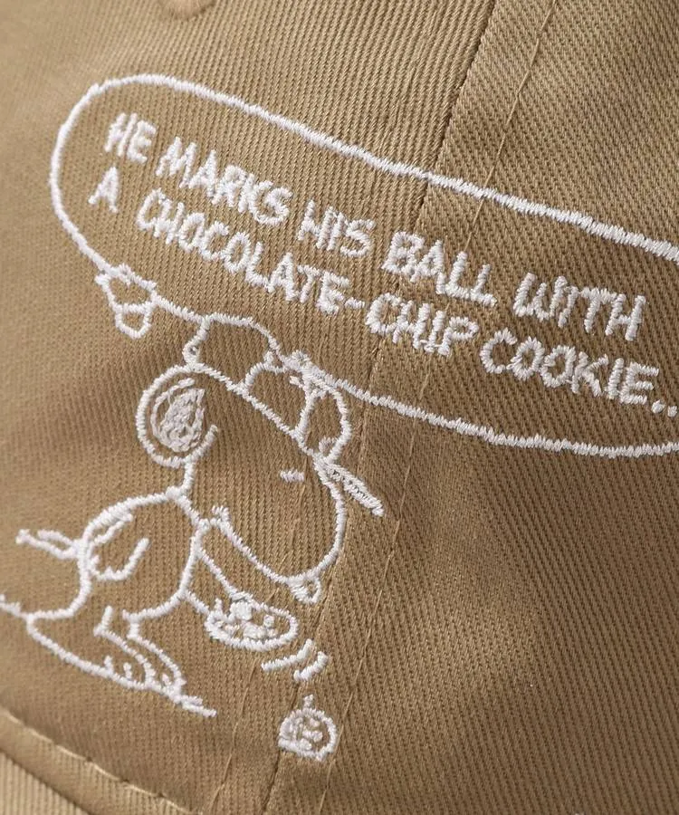 ニューエラ NE 【PEANUTS】マーカー付きスヌーピー刺繍キャップ