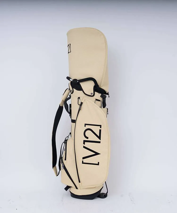 ヴィトゥエルヴ VI パンチング合皮スタンドキャディバッグ(イエロー