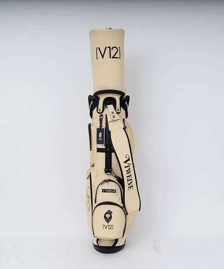 【在庫一掃セール・美品】V12(ヴィトゥエルヴ)　スタンドキャディバッグ V12 キャディバッグ PUNCHING CB 9インチ スタンド式 ヴィトゥエルヴ