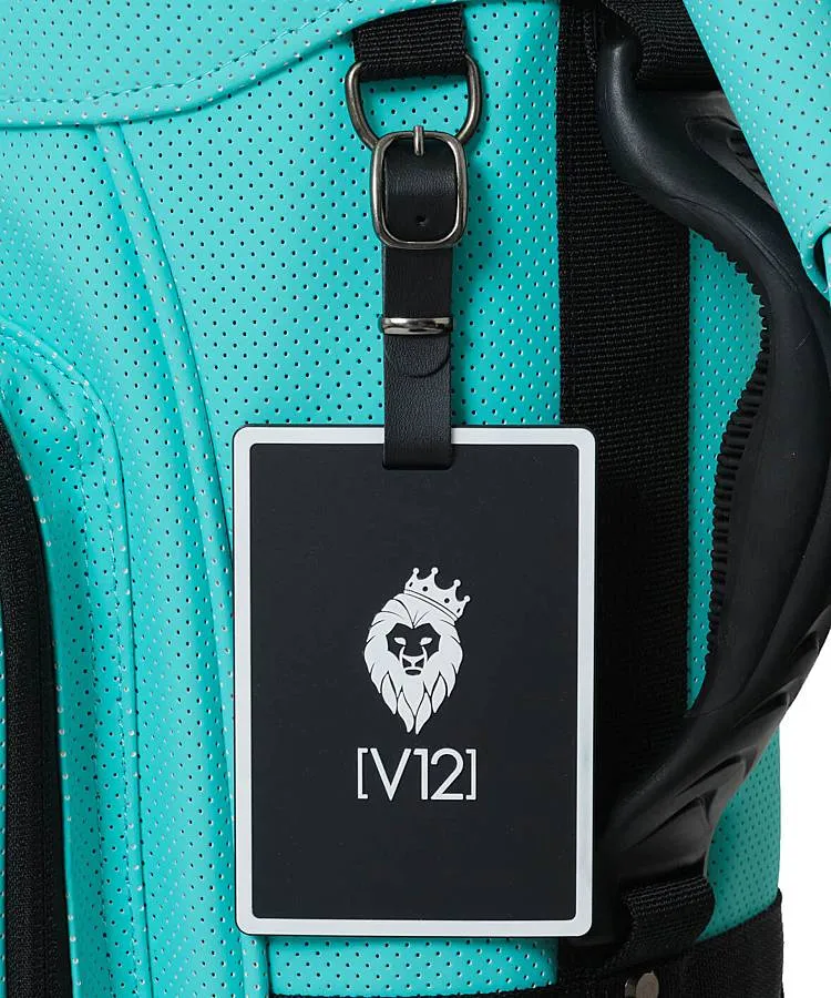 ヴィトゥエルヴ VI パンチング合皮スタンドキャディバッグ(ターコイズ