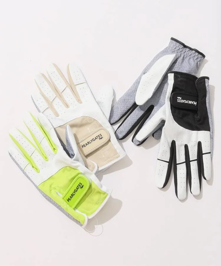 パーリーゲイツ PG 手描き風プリントネイルスルーグローブ(両手