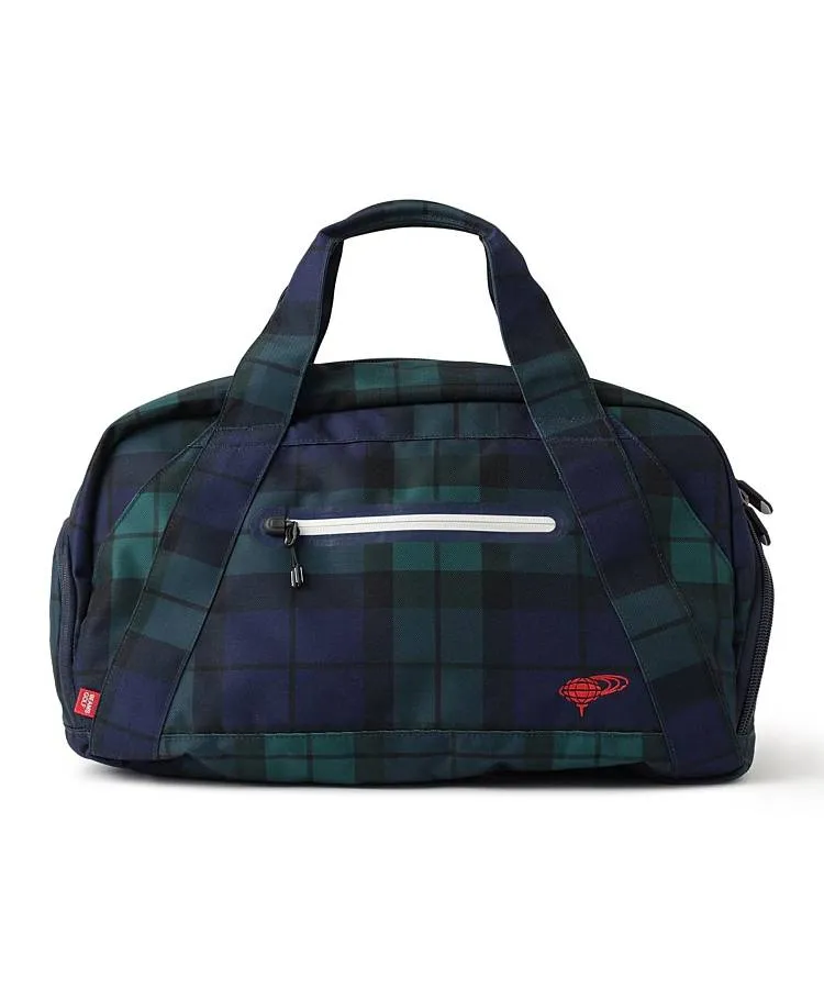 【美品】BEAMS GOLF シューズケース一体型ボストン ブラックウォッチ柄 ビームスゴルフ BE ブラックウォッチ柄シューズケースイン