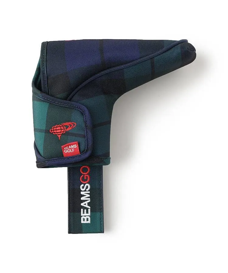 ビームスゴルフ BE ブラックウォッチ柄パターカバー(ピン型