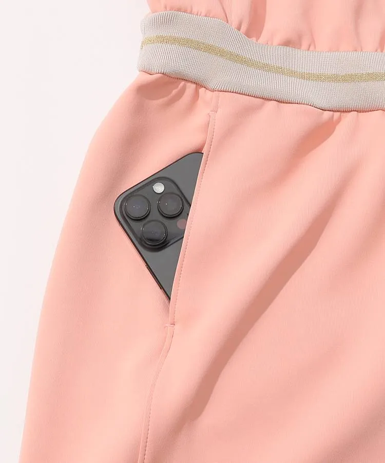 BEAMS GOLFレディースゴルフMリブラインダンボールノースリーブワンピース ビームスゴルフ BE リブラインダンボールノースリーブワンピース