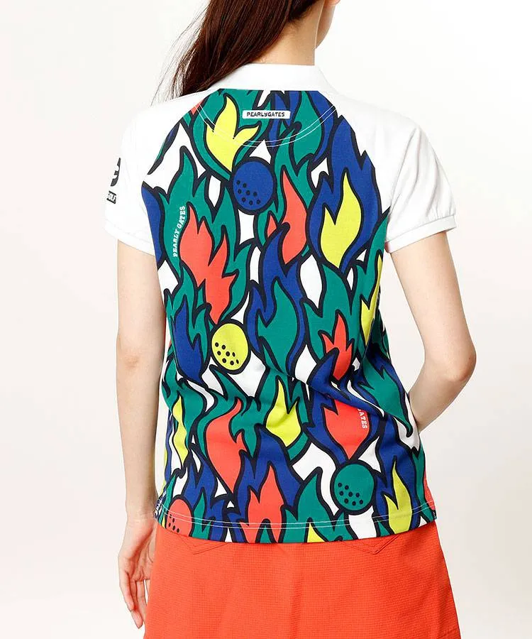 パーリーゲイツ ゴルフ 迷彩柄 ストレッチ 半袖 ポロシャツ ゴルフウェア 4 パーリーゲイツ ゴルフ 迷彩柄 ストレッチ 半袖 ポロシャツ