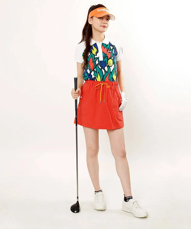 最新作 パーリーゲイツ スカート プリーツ ショート 赤 ゴルフウェア 最新作 パーリーゲイツ スカート プリーツ ショート 赤 ゴルフ