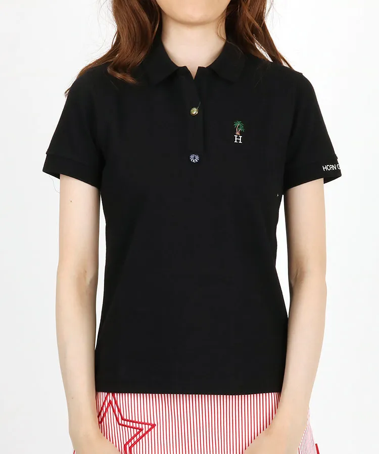 ホーンガーメント HO 【アウトレット】PalmTree×H刺繍半袖