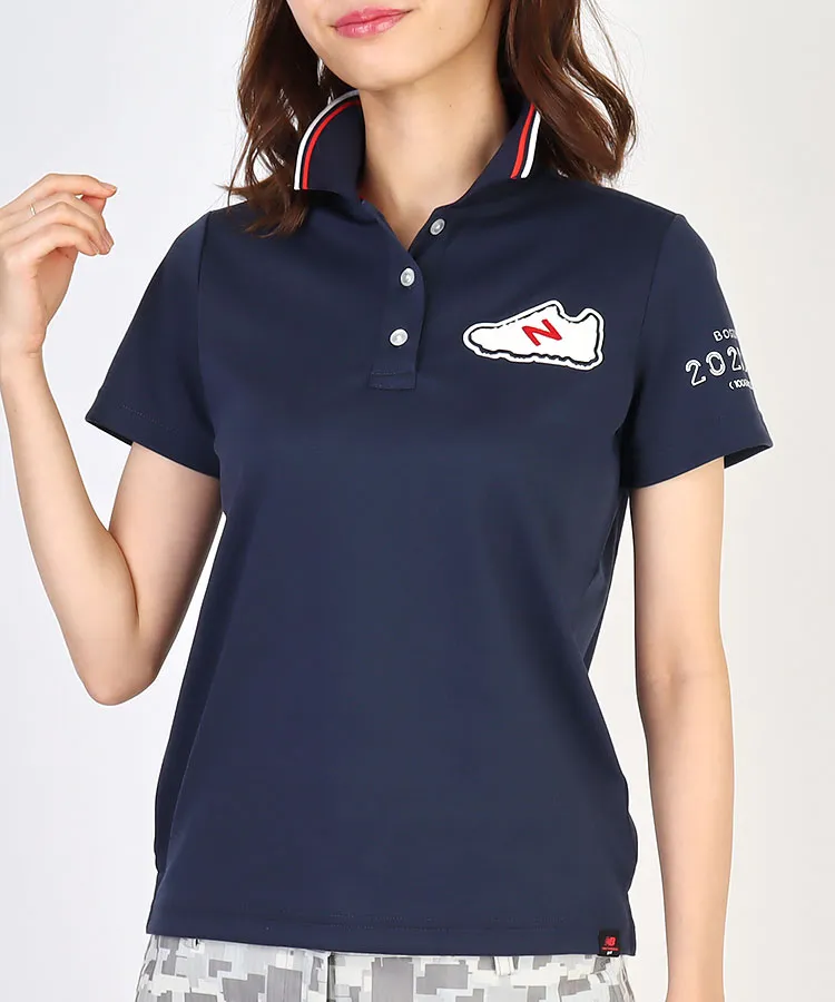 ニューバランスゴルフ スポーツ ポロシャツ レディース ブルー サイズ0 New Balance Golf セール ニューバランスゴルフ 半袖ポロシャツ