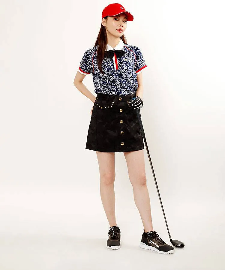 マーク＆ロナ ML 一体型ペチパンツ◇カモフラ柄SKULLスカート