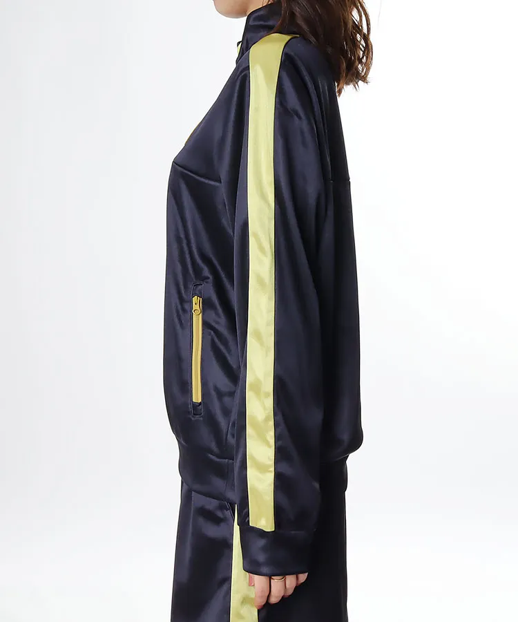 ジャックバニー JB 【アウトレット】SIDE配色ライン◇サテンハーフZIP