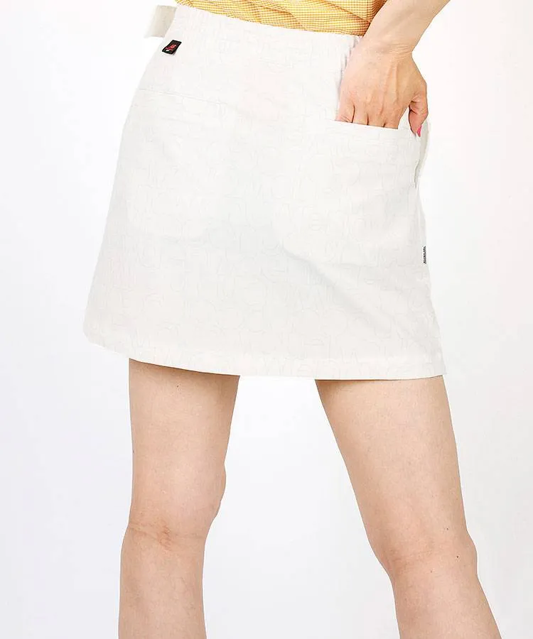 ニューバランスゴルフ NB ロゴ総柄ラップスカート レディースゴルフ