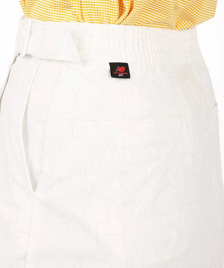 ニューバランスゴルフ NB ロゴ総柄ラップスカート レディース