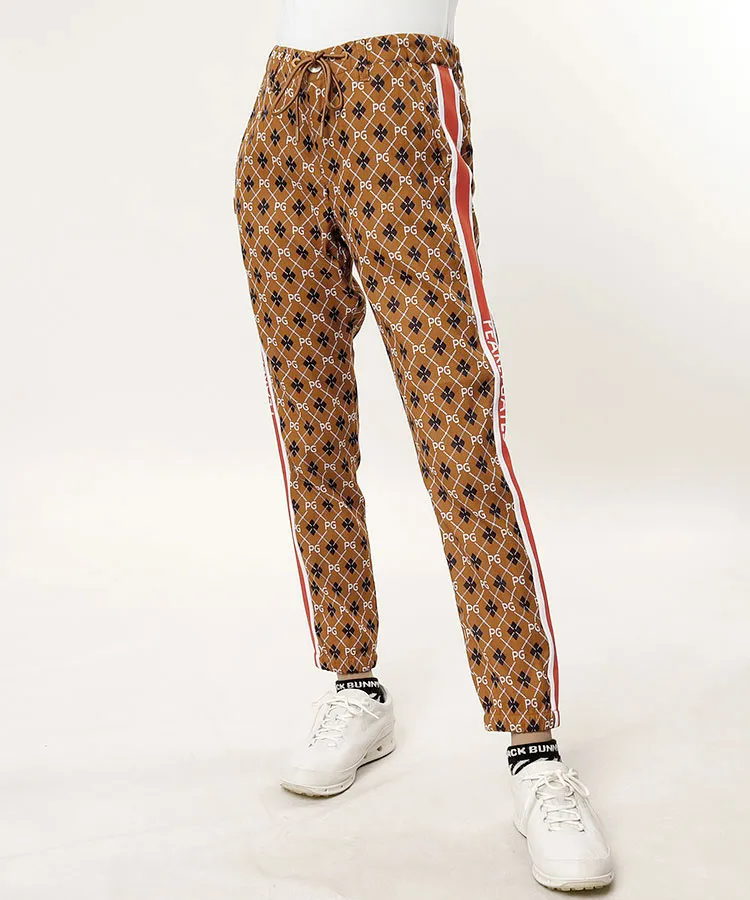 パーリーゲイツ M サイドLINE アーガイルジョガーパンツ 総柄ロゴ ネイビー パーリーゲイツ M サイドLINE アーガイルジョガーパンツ 総柄ロゴ ネイビー