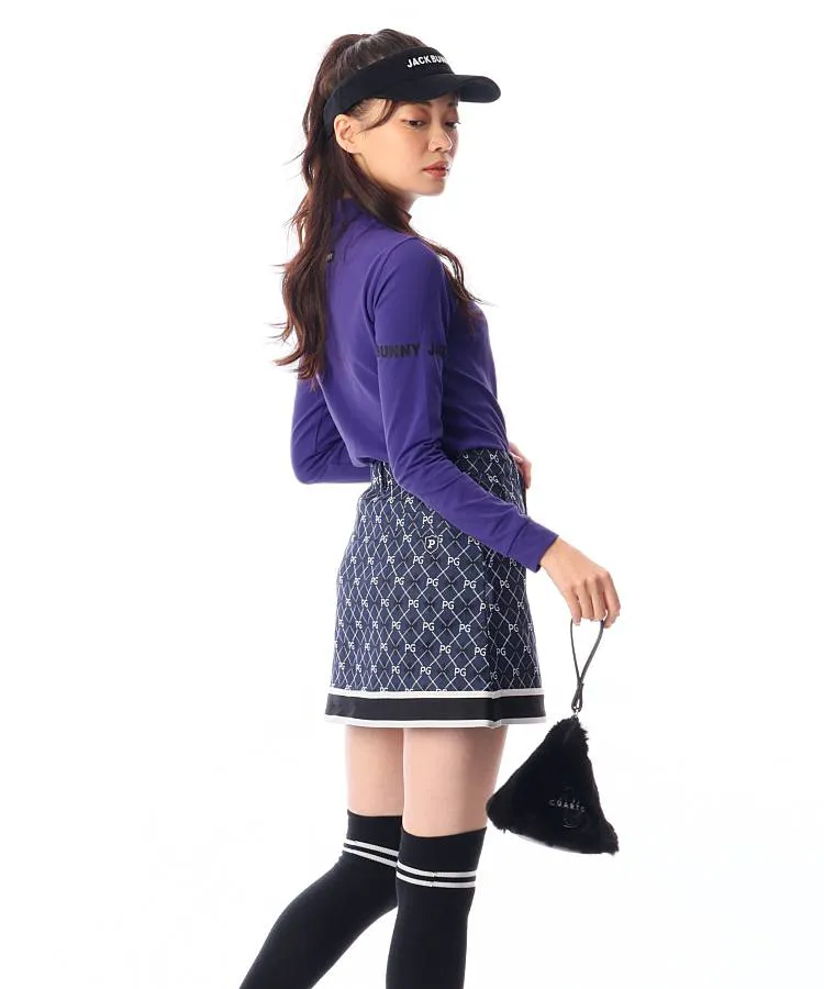 パーリーゲイツ PG 裾LINE◇アーガイルスカート【10000円均一