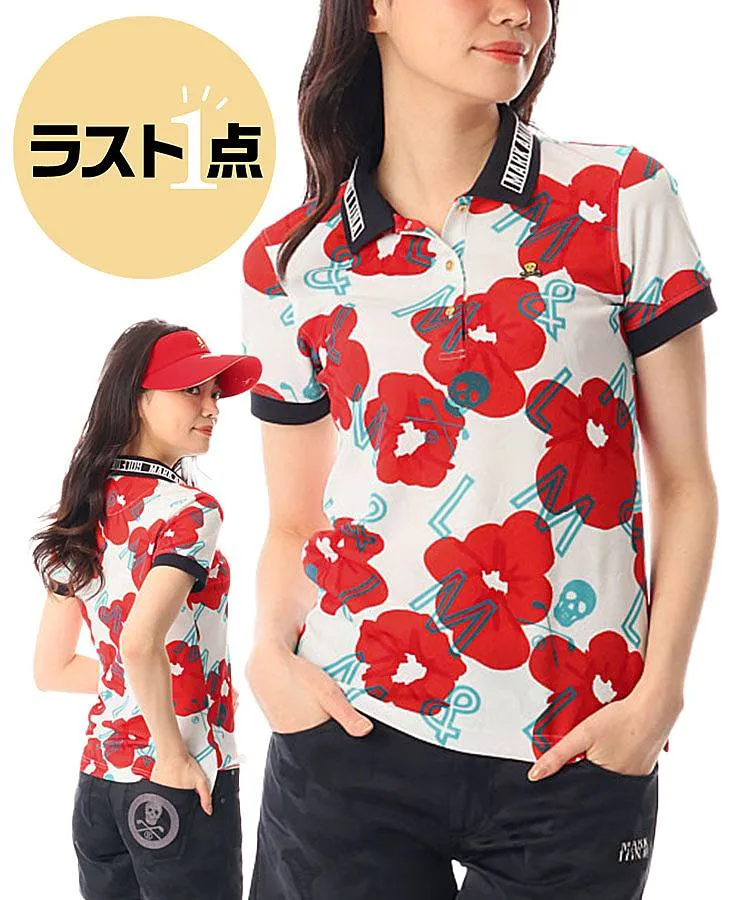 ML ハイビスカス半袖ポロシャツ