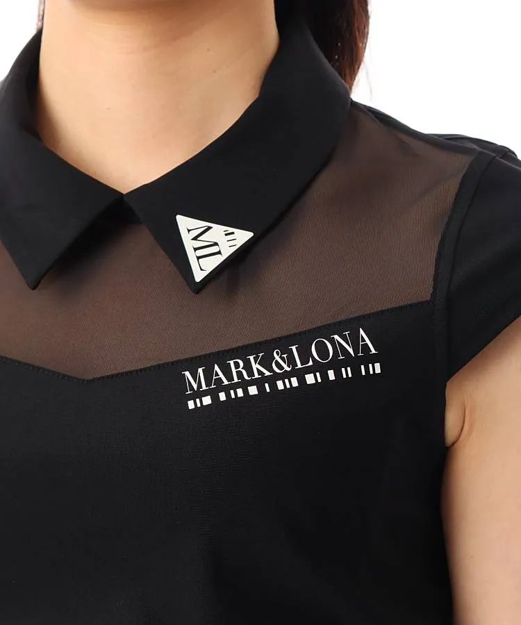 MARK ＆ LONA ノースリーブ ポロシャツ ゴルフウェア レディース MARK&LONA (マークアンドロナ) ゴルフウェア(トップス