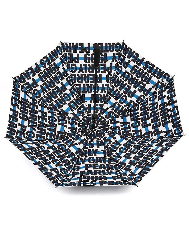 ★パーリーゲイツ★ゴルフUVアンブレラ UMBRELLA 大胆な赤のボーダーがひときわ目を惹くUVアンブレラ