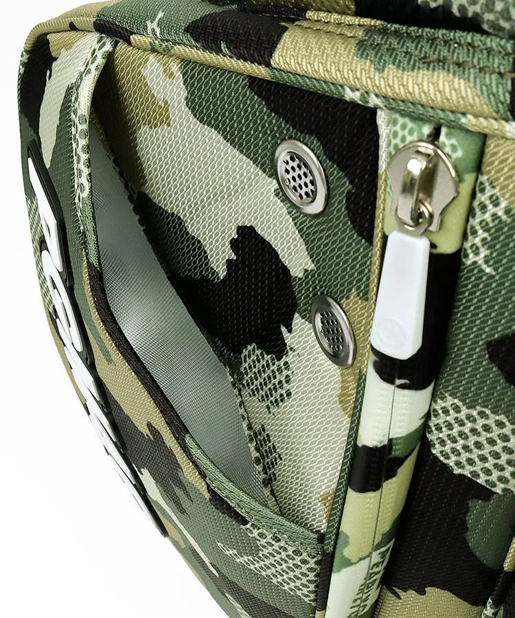 パーリーゲイツ PG カモ柄BIGロゴキャディバッグ レディース