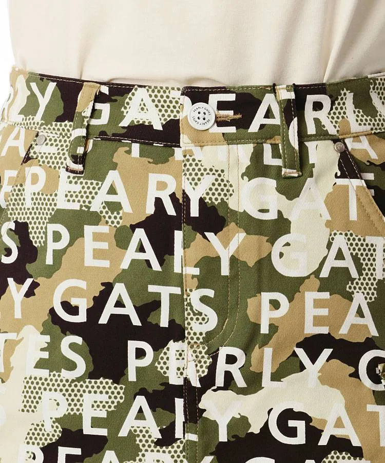 パーリーゲイツ PG カモフラロゴ◇ミリタリースカート レディース