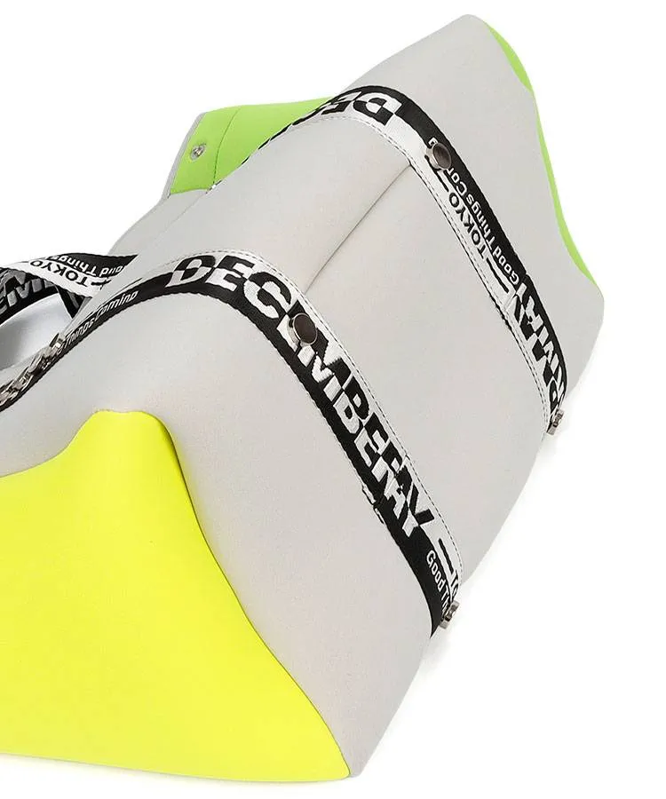 ディッセンバーメイ DM 2WAY仕様ロゴテープ切替トートバッグ