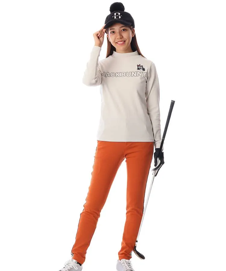 驚きの値段での商品をすべて ジャックバニー サイドロゴLINE◇ヘリンボーンパンツ JB レディースウェア